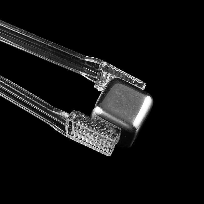 J-Chen 15PCS Plastic Buffet Serving Tongs Mini Serving Utensil Tongs Appetizers Tongs Clear Kitchen Tongs 6.3 Inch Small Ice Tongs for Tea and Coffee Party Catering Appetizers Desserts Cake Sandwich - Image 4