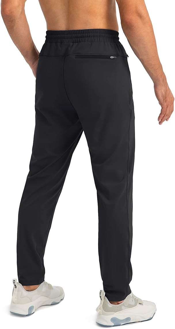 G Gradual Men's Sweatpants with Zipper Pockets Tapered Joggers for Men Athletic Pants for Workout, Jogging, Running - Image 3