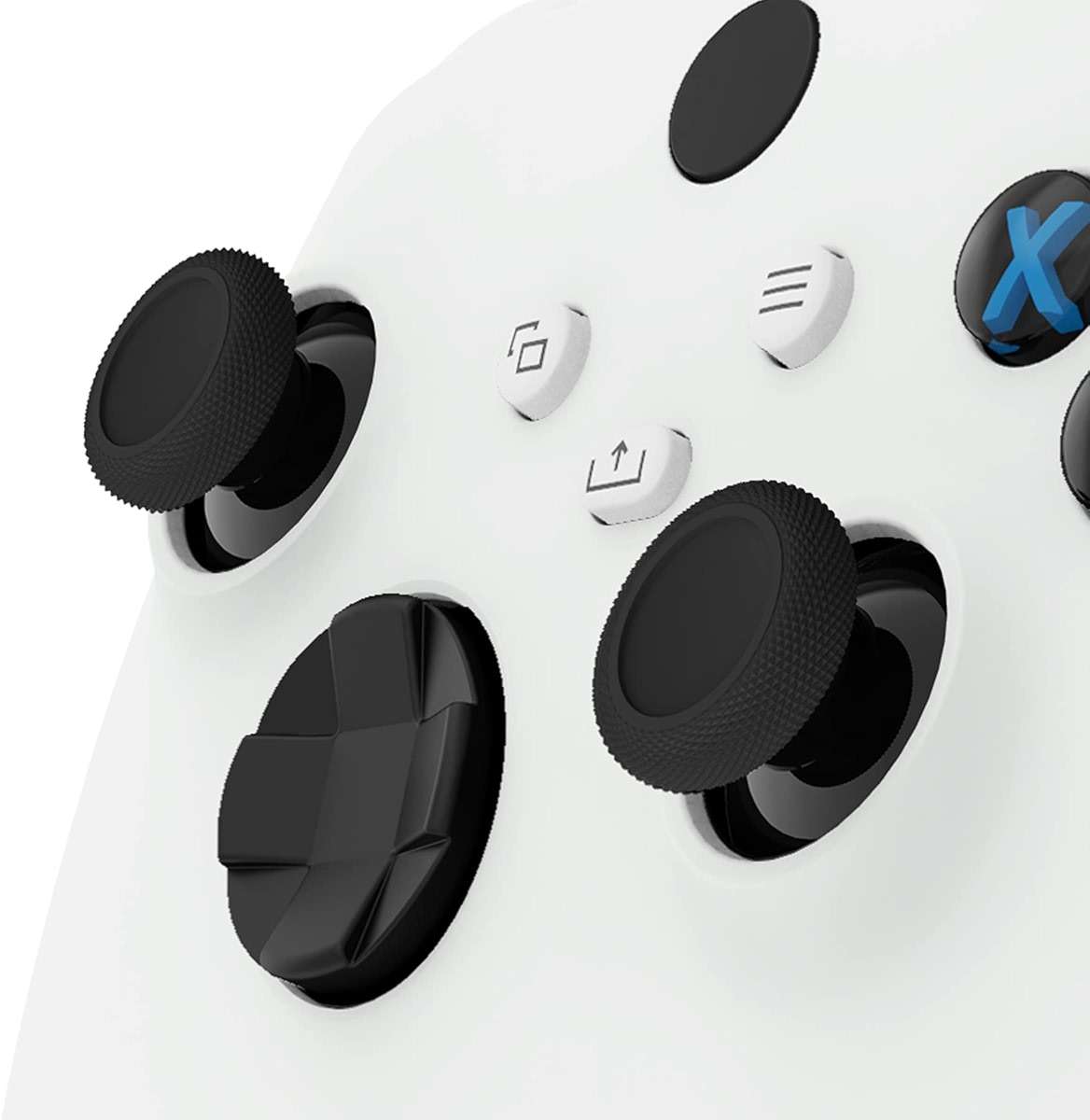 eXtremeRate Replacement Thumbsticks for Xbox Series X & S, Joysticks Repair Kit for Xbox Wireless Controller, Custom Analog Stick Buttons for Xbox One S/X/Elite Controller - Black - Image 3