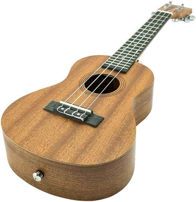 Vault UK-100 24" Arched Back Concert Ukulele Bundle with Gig Bag, Tuner, Strap, and Austin Bazaar Instructional DVD - Image 4