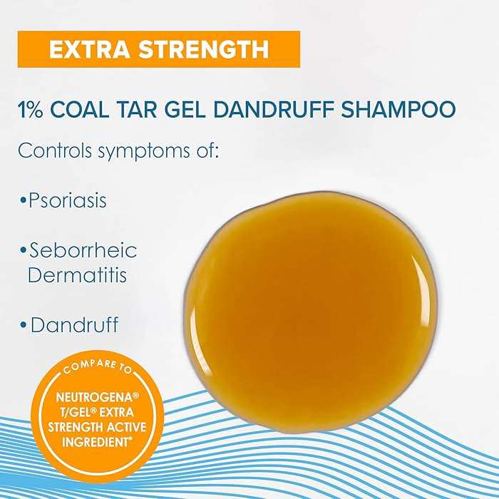 True+Real Coal Tar Therapeutic Plus Tar Gel Anti-Dandruff Shampoo Extra Strength 1% Coal Tar, 6 Fluid Ounce 2 Pack - Image 2
