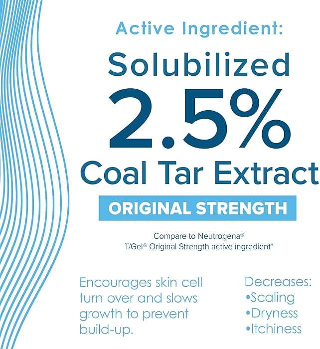 True+Real Coal Tar Therapeutic Plus Tar Gel Anti-Dandruff Shampoo Original Strength 0.5% Coal Tar, 16 Fl Oz, Pack of 2 - Image 3