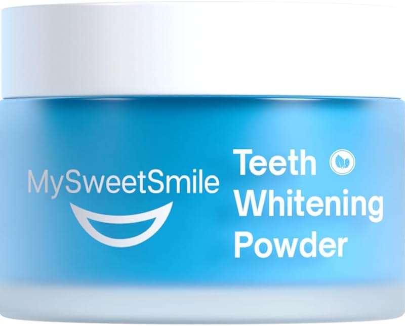MySweetSmile Teeth Whitening Powder – 6 Month Supply – Removes Years of Coffee, Tea, Smoking & Ageing Stains – Dentist-Approved & Enamel-Safe – IndyBest Award-Winning Whitener – Fresh Mint Flavour - Image 1