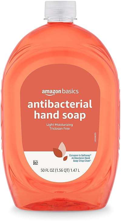 Amazon Basics Liquid Hand Soap Refill, Light Moisturizing, Triclosan-Free, Dermatologist-Tested, pH Balanced, Citrus, 50 Fl Oz (Pack of 2) (Previously Solimo) - Image 2