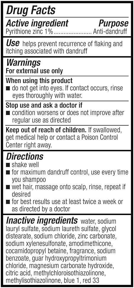 Amazon Basics 2-in-1 Anti-Dandruff Shampoo and Conditioner for Itchy Scalp, Scalp Care, Gentle, pH Balanced, Paraben-Free, Safe for All Hair Types, 12.5 Fl Oz, 6-Pack (Previously Solimo) - Image 4