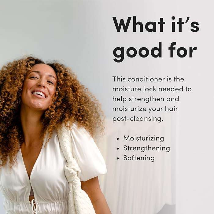 hers Triple Threat Conditioner - Amino Acid, Argan Oil, & Coconut Oil Formula - Moisturizing Conditioner for All Hair Types - Color-Safe & Sulfate-Free - Napa Rose Scent - 6.4 Fl Oz, 2 Pack - Image 4