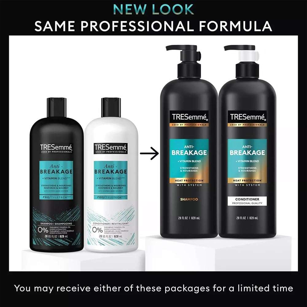 TRESemmé Shampoo & Conditioner, Anti-Breakage + Keratin Mask – Strengthening Products for Dry, Damaged Hair - Image 3