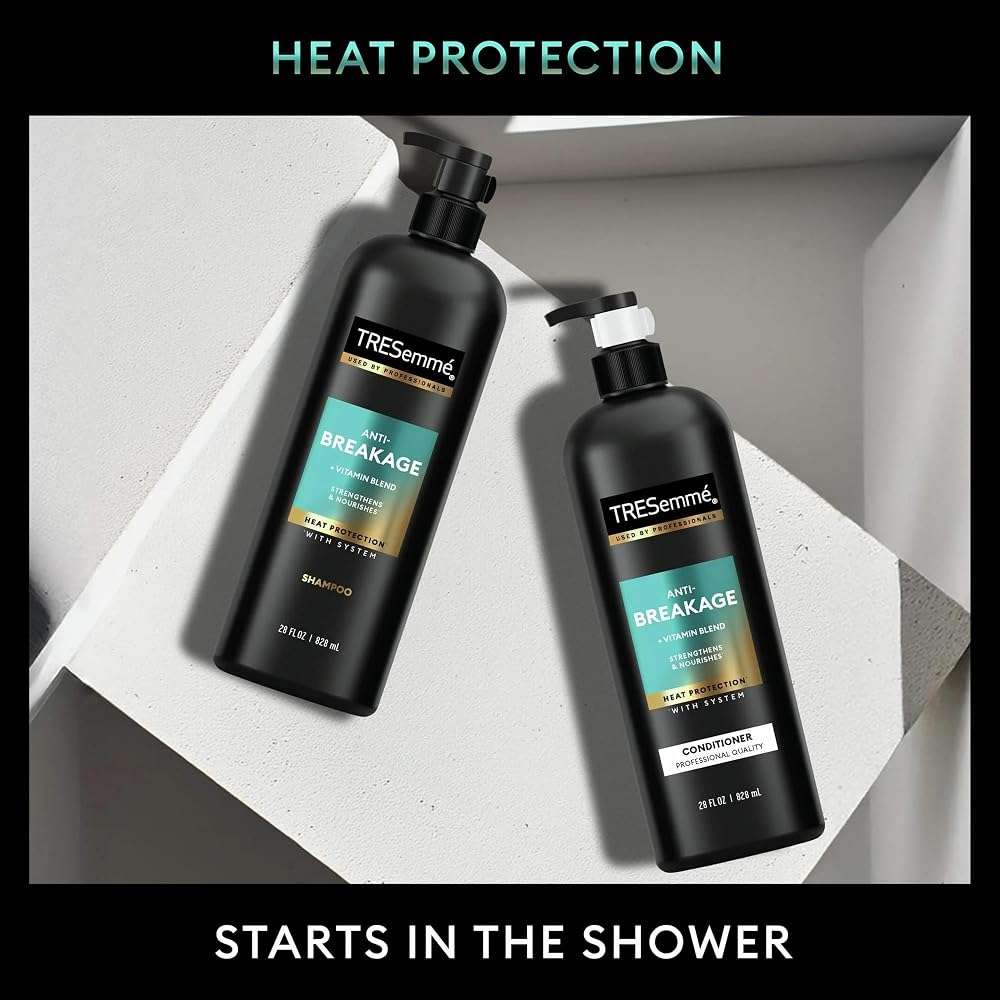 TRESemmé Shampoo & Conditioner, Anti-Breakage + Keratin Mask – Strengthening Products for Dry, Damaged Hair - Image 7