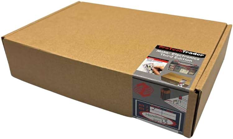 Make: Electronics 3rd Ed Kit 1 Economy - Beginner, Intermediate, & Advanced (Teen - Adult) Component Pack for The Experiments in Make: Electronics 3rd Ed by Charles Platt - Covers Sections 1-3 - Image 1
