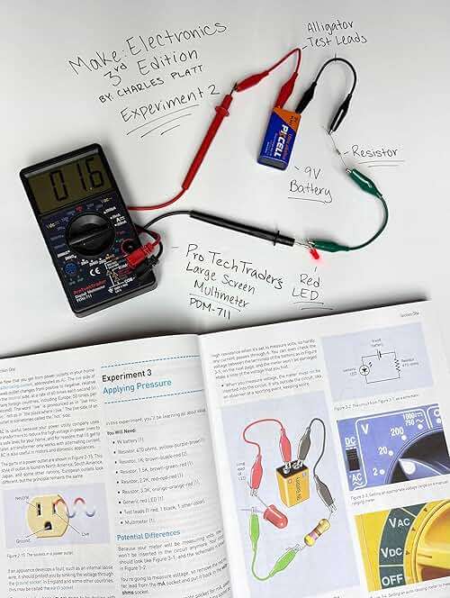 Make: Electronics 3rd Ed Kit 1 Economy - Beginner, Intermediate, & Advanced (Teen - Adult) Component Pack for The Experiments in Make: Electronics 3rd Ed by Charles Platt - Covers Sections 1-3 - Image 2