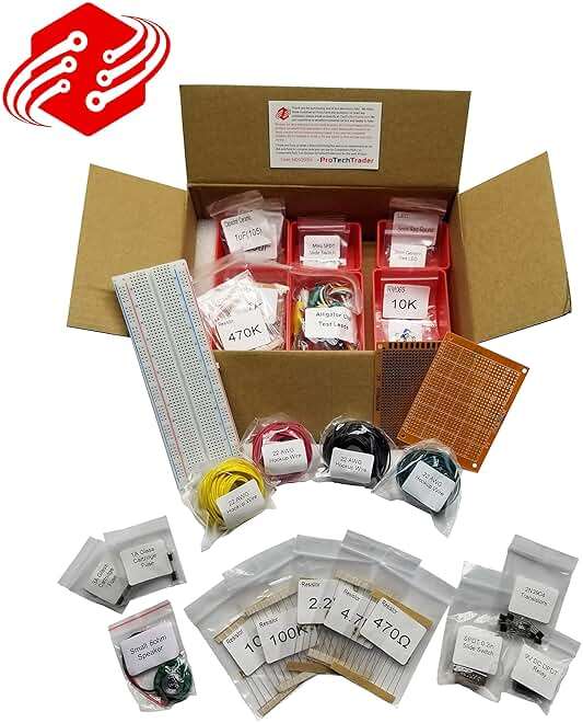 Make: Electronics 3rd Ed Kit 1 Economy - Beginner, Intermediate, & Advanced (Teen - Adult) Component Pack for The Experiments in Make: Electronics 3rd Ed by Charles Platt - Covers Sections 1-3 - Image 3
