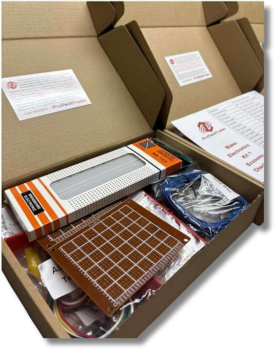 Make: Electronics 3rd Ed Kit 1 Economy - Beginner, Intermediate, & Advanced (Teen - Adult) Component Pack for The Experiments in Make: Electronics 3rd Ed by Charles Platt - Covers Sections 1-3 - Image 4