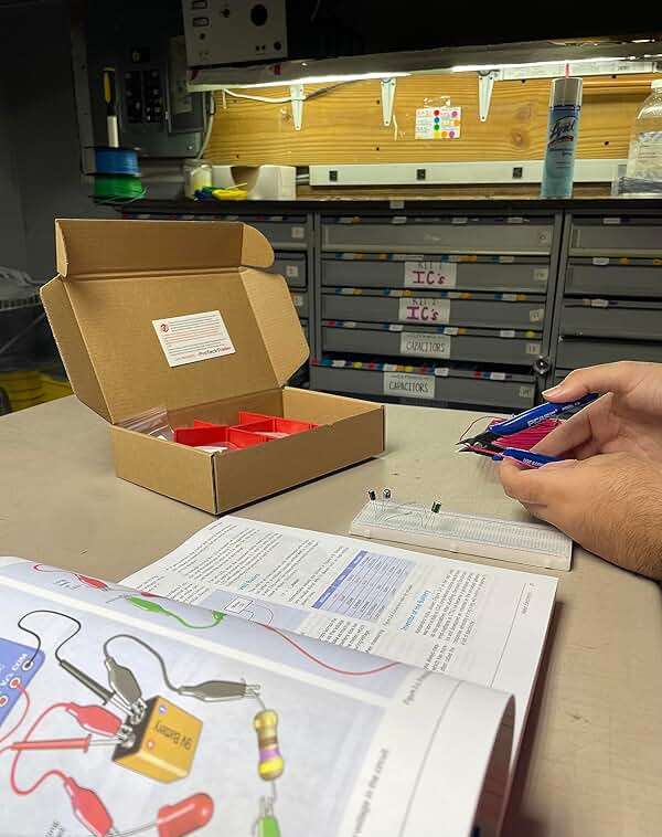 Make: Electronics 3rd Ed Kit 1 Economy - Beginner, Intermediate, & Advanced (Teen - Adult) Component Pack for The Experiments in Make: Electronics 3rd Ed by Charles Platt - Covers Sections 1-3 - Image 6