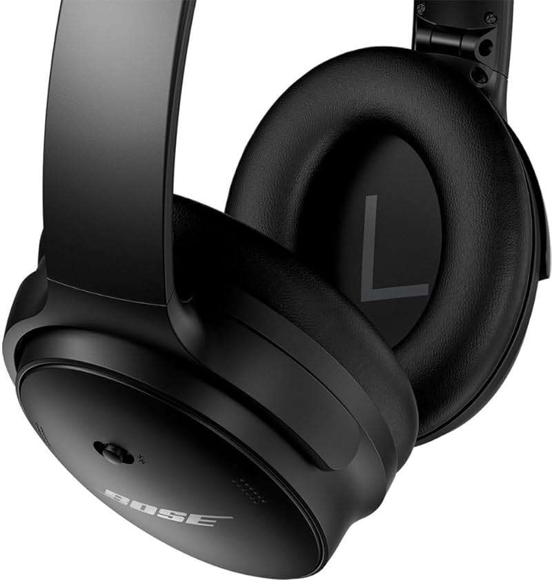 Bose QuietComfort 45 Bluetooth Wireless Noise Cancelling Headphones - Triple Black (Renewed) - Image 4