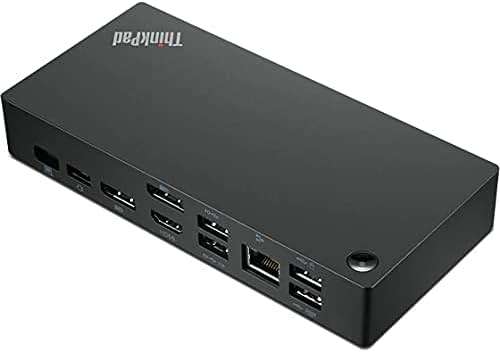 Lenovo ThinkPad USB Type-C Dock Gen 2 with 4K (40AY0090US) + ZoomSpeed HDMI Cable (with Ethernet) + ZoomSpeed DisplayPort Cable + Starter Bundle - Image 3