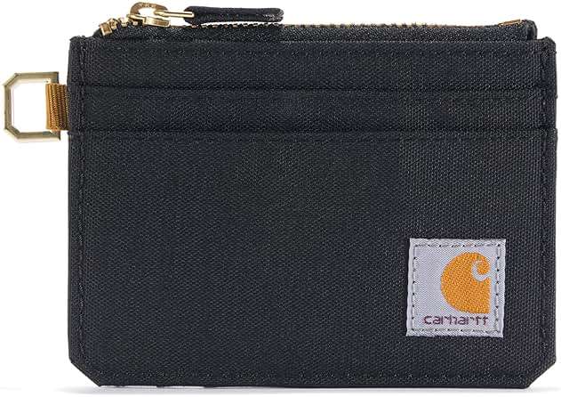 Carhartt Women's Nylon Duck Zippered Card Keeper Wallet - Image 1