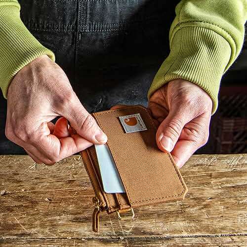 Carhartt Women's Nylon Duck Zippered Card Keeper Wallet - Image 7