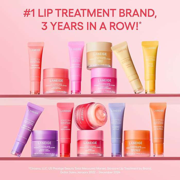 LANEIGE Lip Sleeping Mask: Nourish, Hydrate, Vitamin C, Murumuru & Shea Butter, Antioxidants, Flaky, Dry Lips - Image 6
