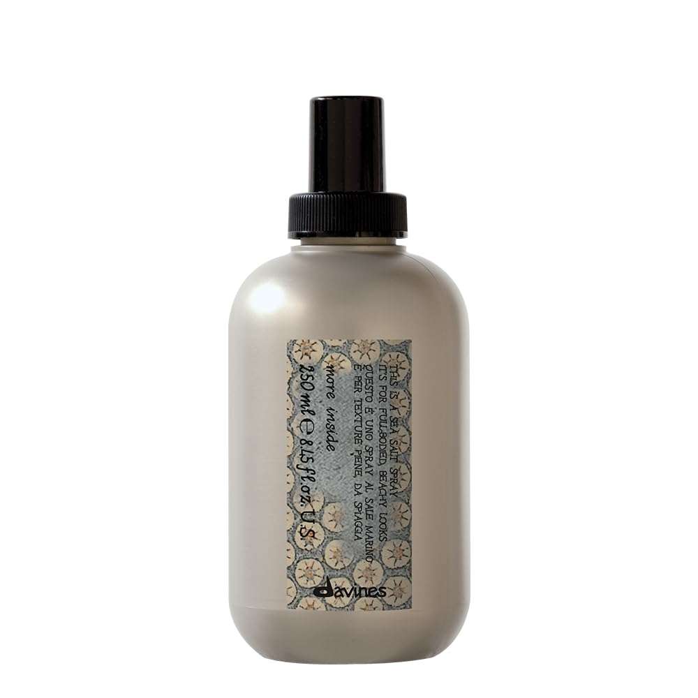 Davines This Is A Sea Salt Spray, Light Hold Beachy Waves & Texture - Adds Gritty Texture & Volume for Tousled Looks, Travel Size, 3.38 Fl Oz - Image 1