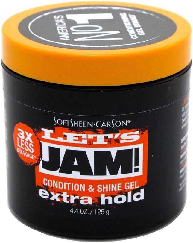 Lets Jam Condition & Shine Gel Extra Hold 4.4 Ounce Jar (Pack of 6) - Image 1