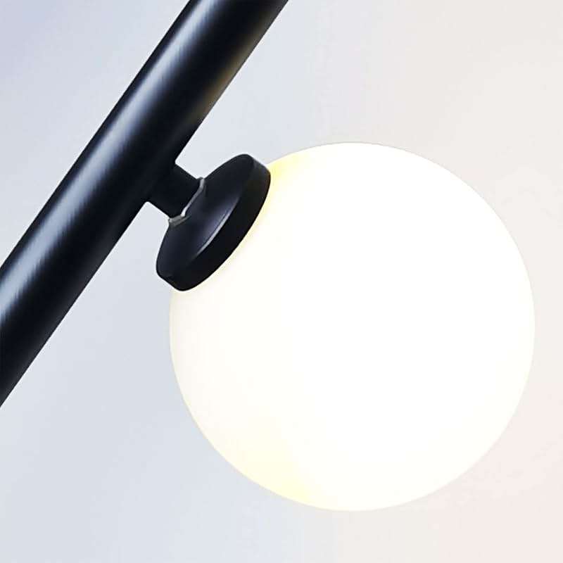 Hsyile Modern Creative Black Floor Lamp for Living Room,Bedroom,Office,Globe High Pole Standing Lamp, Tree Lamp,9 Bulbs Included - Image 5