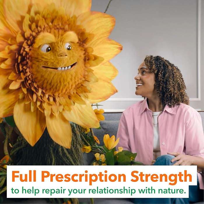 Flonase Allergy Relief Nasal Spray, 24-Hour Non-Drowsy Multi-Symptom Relief - 72 Sprays plus Bonus Pack of Tissues - Image 3