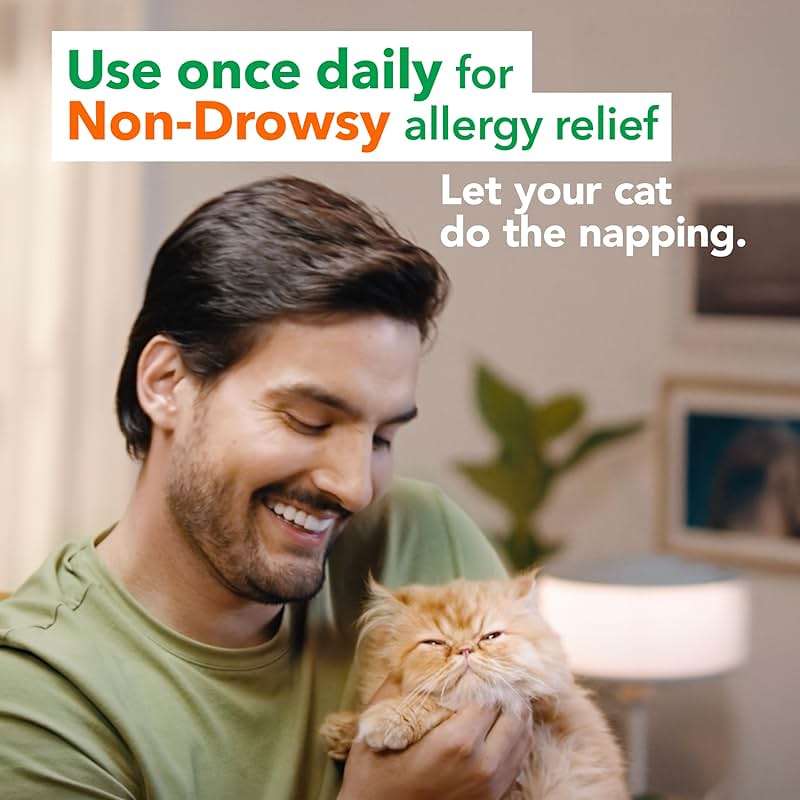 Flonase Allergy Relief Nasal Spray, 24-Hour Non-Drowsy Multi-Symptom Relief - 72 Sprays plus Bonus Pack of Tissues - Image 5
