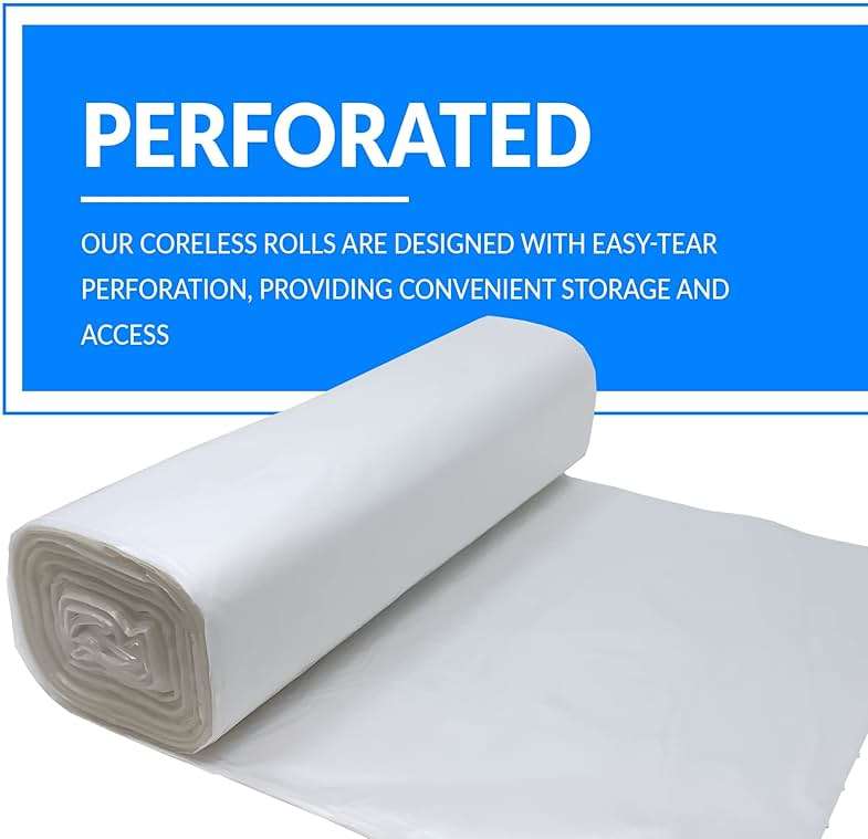 Reli. 55-60 Gallon Trash Bags Heavy Duty | 50 Trash Bags with Ties | Super Sizeable, Clear, Serious Garbage Cleanup - Image 4