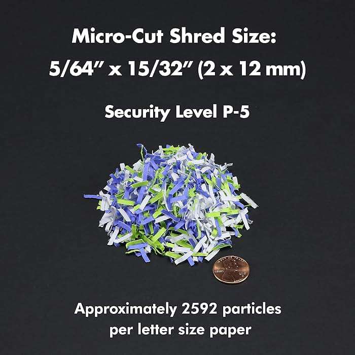 Aurora Professional Grade 10-Sheet High Security Micro-Cut Paper and Credit Card Shredder/ 60 Minutes/Security Level P-5, White - Image 3