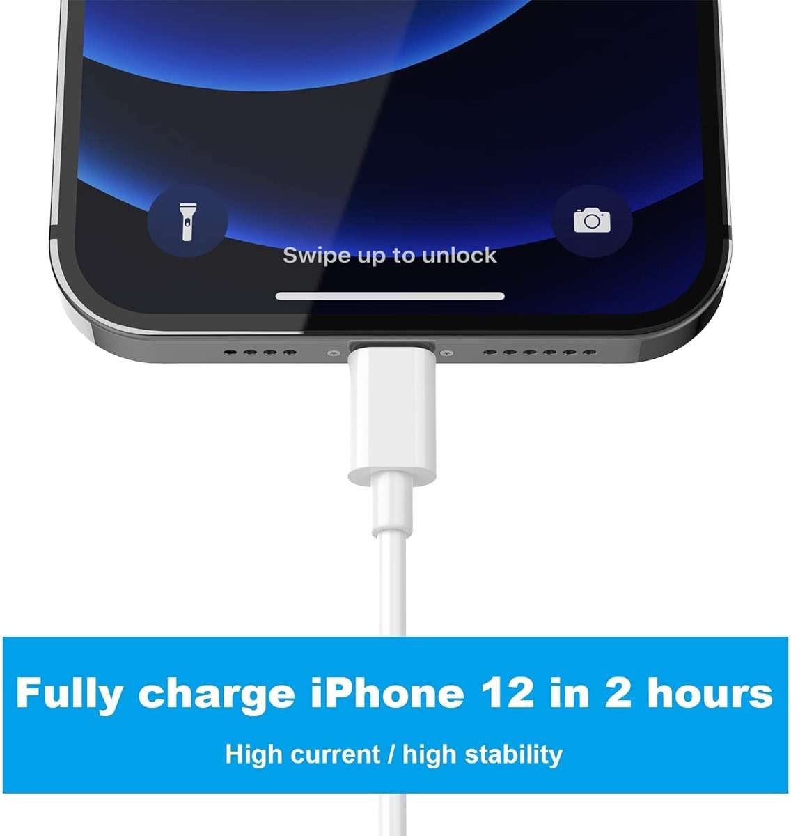 AZMOGDT Apple MFi Certified iPhone Charger 5pack [6/6/6/10/10FT] Long Lightning Cable Fast Charging Cord iPhone Charging Cable for iPhone 14/14 Pro/Max/13/12/11 Pro Max/XS MAX/XR/XS/X/8/Plus - Image 3