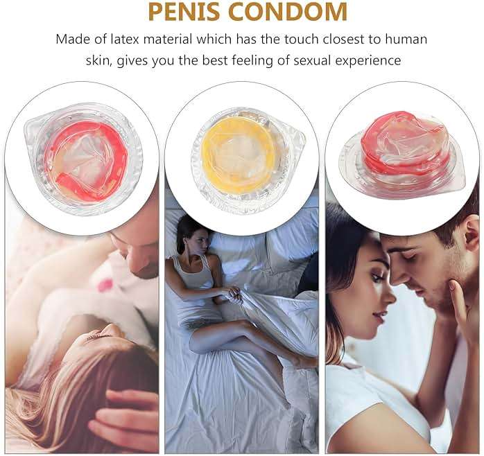 GALPADA Gifts 9pcs Colorful Flower Condoms Safe Sleeve Adult Life Supplies Ultra- Thin Health Products (Small Flower) - Image 2