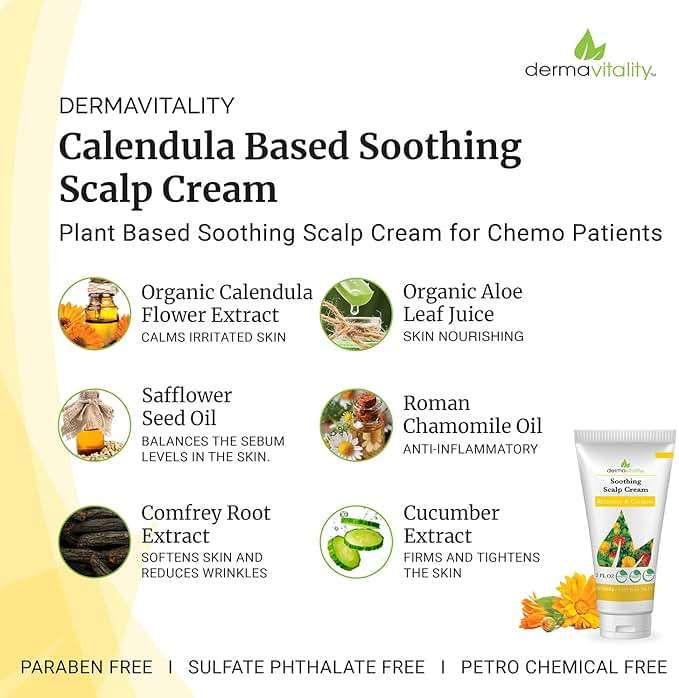 Dermavitality Soothing Moisturizing Scalp Cream Natural Organic Lotion for to moisturize and soothe scalp – 2 Ounces - Image 2