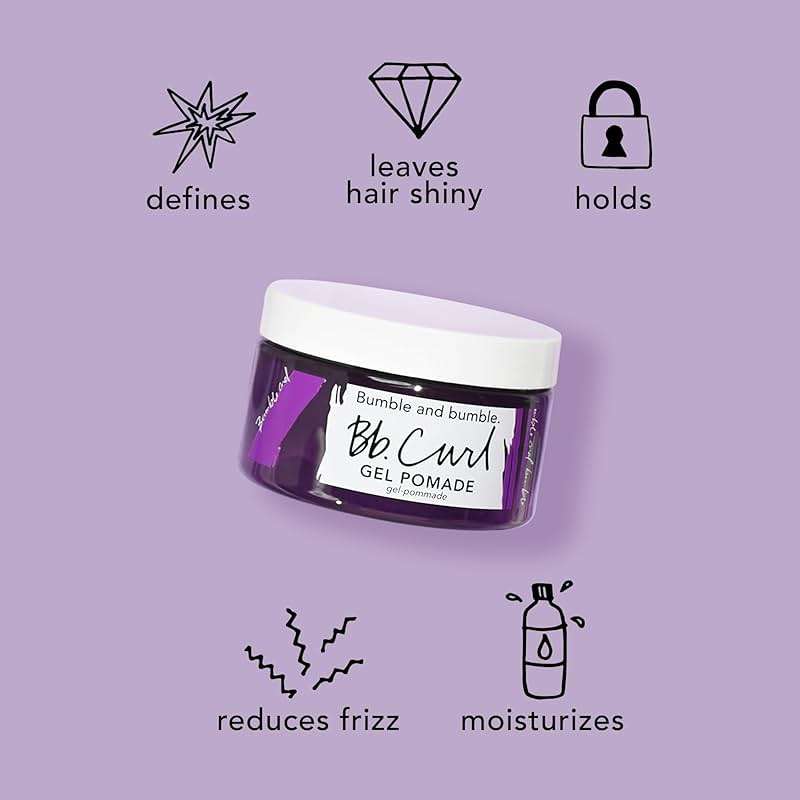 Bumble and bumble. Curl Gel Pomade | Adds Shine and Definition to Coily, Curly, Wavy Hair | Anti Frizz | Adds Shine | With Jojoba, Avocado + Coconut Oil | Standard Size, 3.4 Fl Oz - Image 5