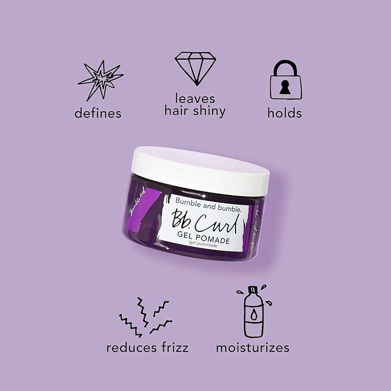 Bumble and bumble. Curl Gel Pomade | Adds Shine and Definition to Coily, Curly, Wavy Hair | Anti Frizz | Adds Shine | With Jojoba, Avocado + Coconut Oil | Standard Size, 3.4 Fl Oz - Image 7