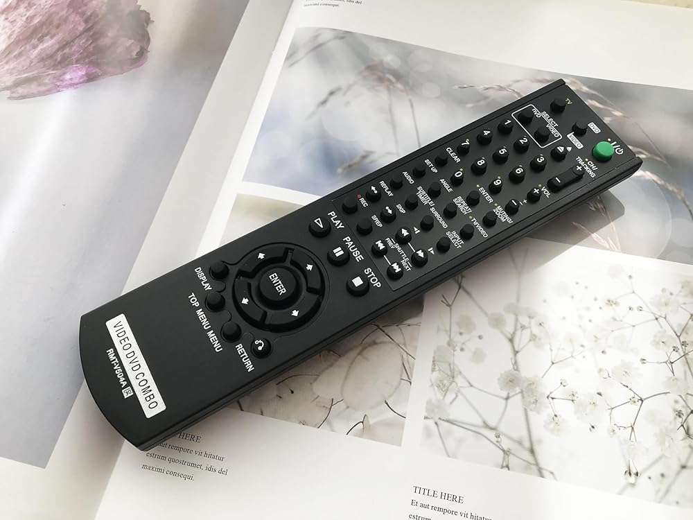 Replacement Remote Control for Sony DVD/VHS Combo Player SLV-D370P SLV-D380P SLV-D350P SLV-D360P SLV-D500P SLV-D281P SLV-D300P SLV-D560P - Image 3