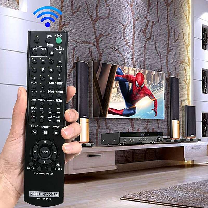 Replacement Remote Control for Sony DVD/VHS Combo Player SLV-D370P SLV-D380P SLV-D350P SLV-D360P SLV-D500P SLV-D281P SLV-D300P SLV-D560P - Image 4