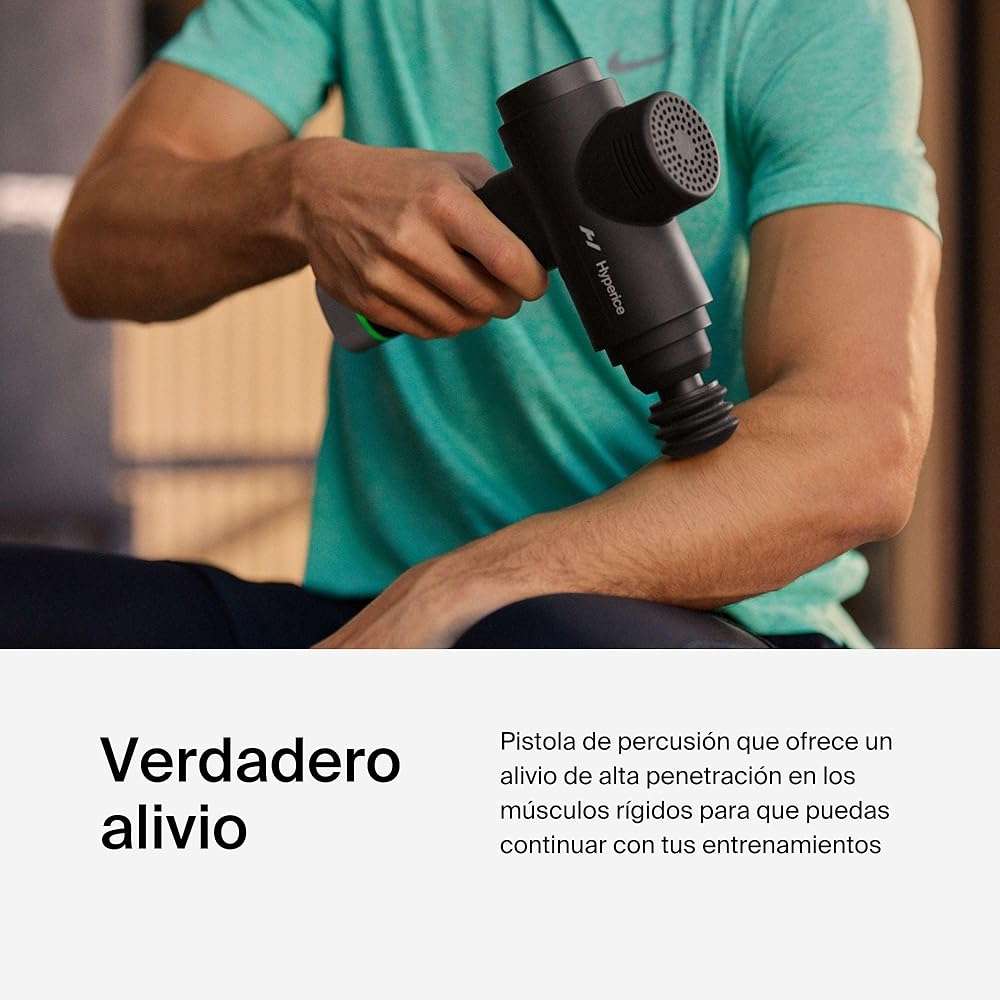 Hyperice Hypervolt 2 Pro - Featuring Quiet Glide Technology - Handheld Percussion Massage Gun - 5 Speeds, 5 Interchangeable Heads - Helps Relieve Sore Muscles and Stiffness - Image 4