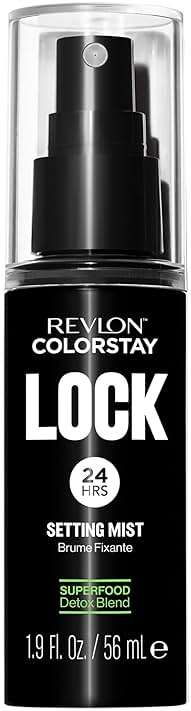 Revlon Colorstay 24 Hr Lock Setting Mist, Keeps Face Makeup from Melting & Fading, Mattifying, Blurring & Oil Absorbing Spray, Transfer-Proof & Mask Friendly, 1.9 fl oz - Image 1