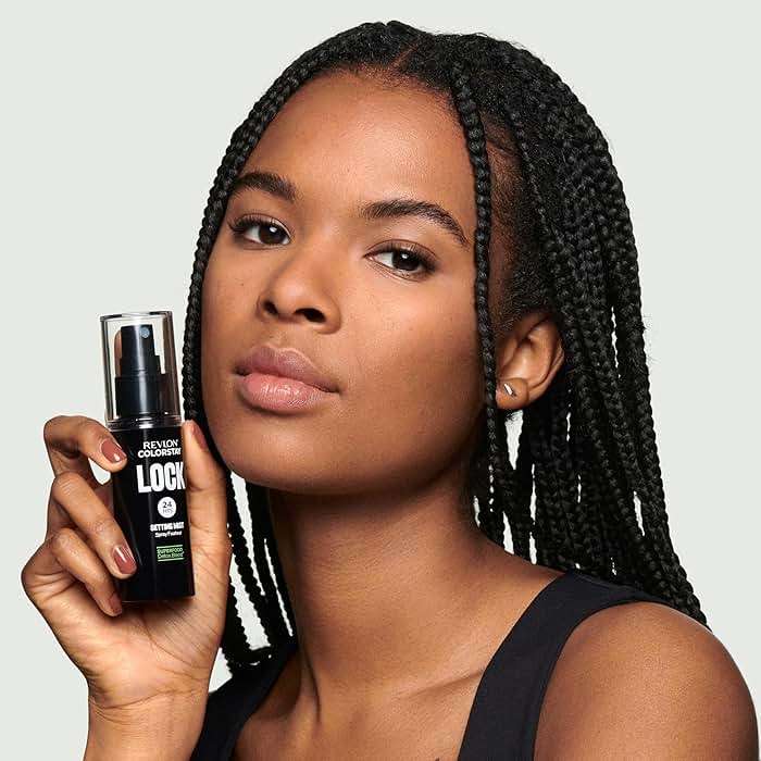 Revlon Colorstay 24 Hr Lock Setting Mist, Keeps Face Makeup from Melting & Fading, Mattifying, Blurring & Oil Absorbing Spray, Transfer-Proof & Mask Friendly, 1.9 fl oz - Image 8
