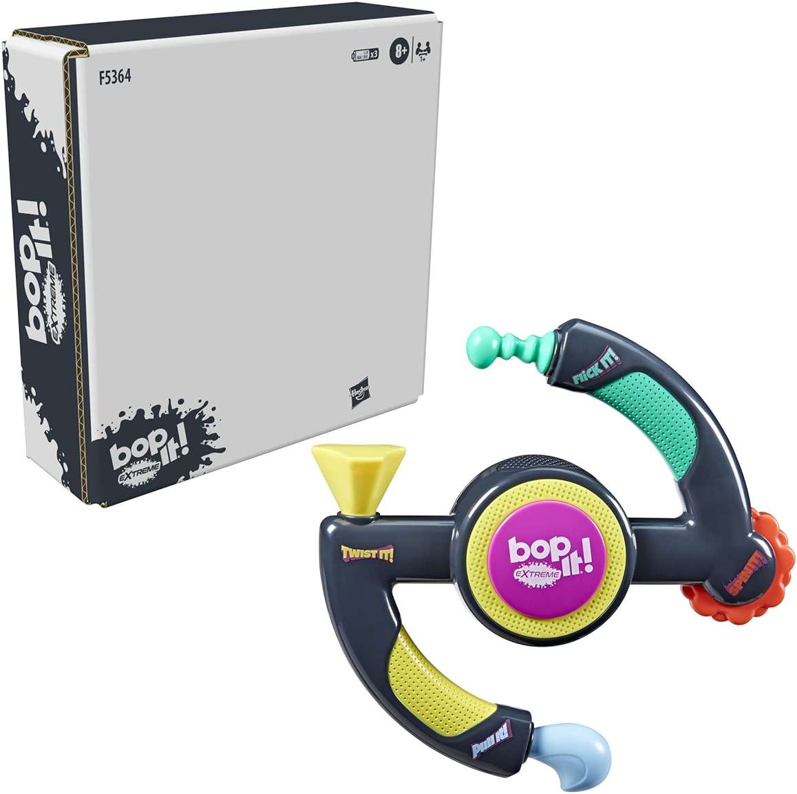 Hasbro Gaming Bop It Extreme Electronic Game for 1 or More Players, Fun Party Interactive Game for Kids Ages 8+, 4 Modes Including One-On-One Mode (Amazon Exclusive) - Image 5