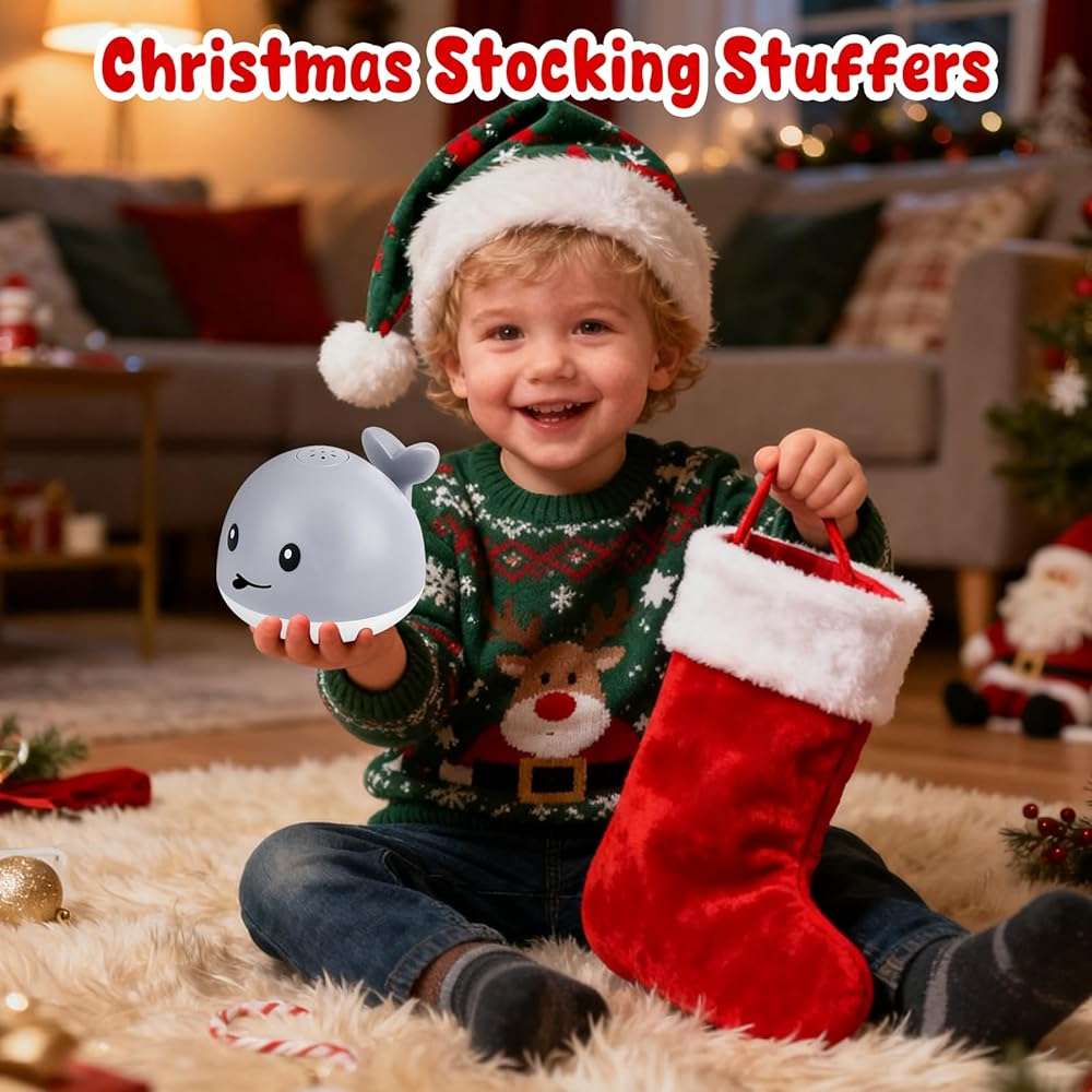 Gigilli Baby Bath Toys, Light up Bath Toys for Kids Ages 1-3, Pool Water Toys 1 Year Old Boys Girls Gifts, 6-12-18 Months Baby Whale Bath Toy Sprinkler, Toddler Fountain Bathtub Water Table Toy - Image 6