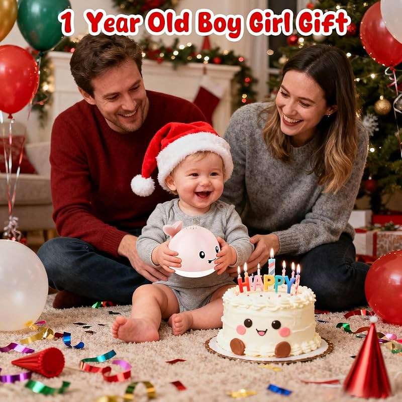 Gigilli Baby Bath Toys, Light up Bath Toys for Kids Ages 1-3, Pool Water Toys 1 Year Old Boys Girls Gifts, 6-12-18 Months Baby Whale Bath Toy Sprinkler, Toddler Fountain Bathtub Water Table Toy - Image 8