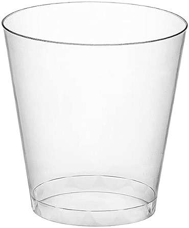 Party Essentials Disposable Hard Plastic Shot Shooter Glasses/Tasting Cups, 200-Count, 1.5-Ounce Clear - Image 1