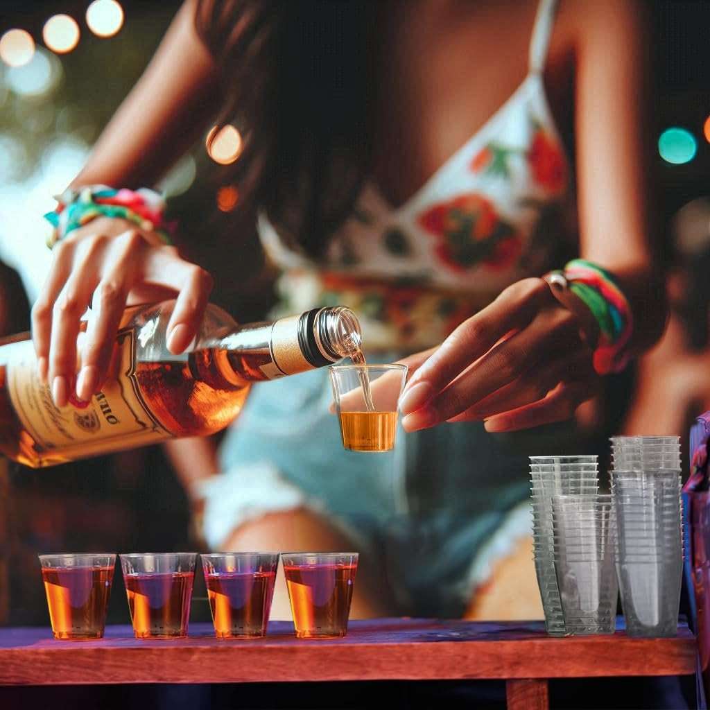 Party Essentials Disposable Hard Plastic Shot Shooter Glasses/Tasting Cups, 200-Count, 1.5-Ounce Clear - Image 2