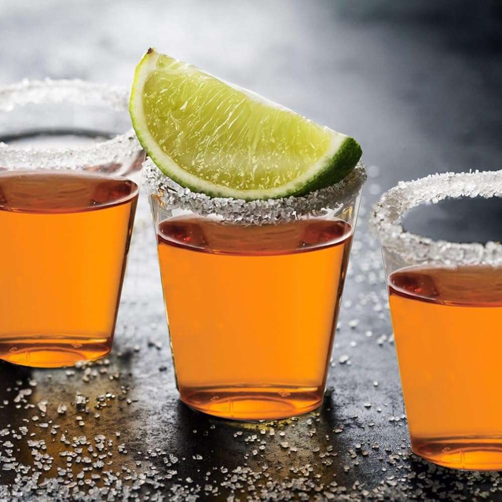 Party Essentials Disposable Hard Plastic Shot Shooter Glasses/Tasting Cups, 200-Count, 1.5-Ounce Clear - Image 6