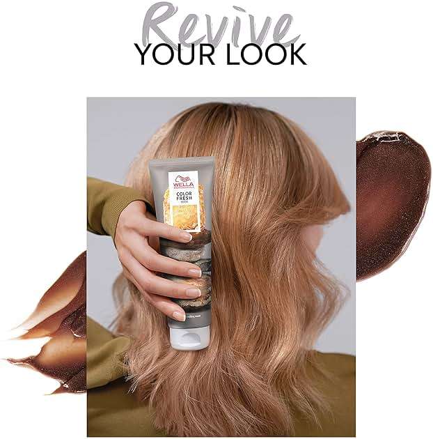 Wella Color Fresh Mask | Color-Depositing Hair Mask for Refreshed Salon | Tinted Gloss, Conditioner, Shine Treatment | All Hair Types | Zero Damage | Silicone Free - Image 7