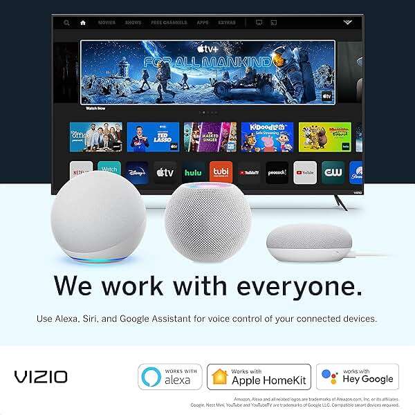 VIZIO 24-inch 1080p Smart TV with Apple AirPlay and Chromecast Built-in, Screen Mirroring for Second Screens, & 150+ Free Streaming Channels, D24f-J09, 2021 Model (Renewed) - Image 8