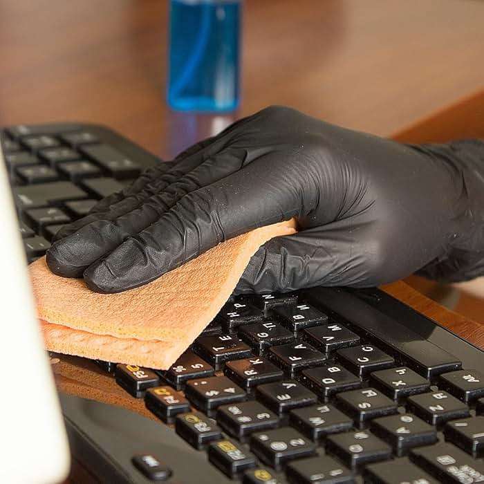 ForPro Disposable Nitrile Gloves, Chemical Resistant, Powder-Free, Latex-Free, Non-Sterile, Food Safe, 4 Mil - Image 4