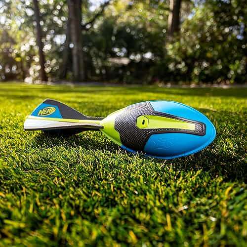 Nerf Vortex Ultra Grip Football, Designed for Easy Catching, Howling Whistle Sound, Distance-Optimizing Tail, Water-Resistant, All-Weather Play - Image 7