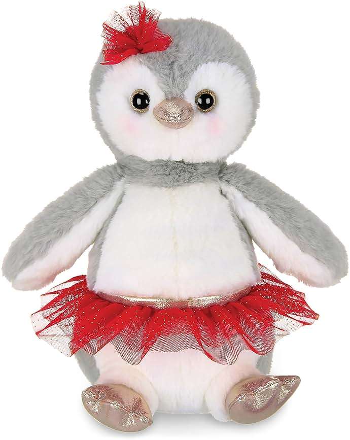 Bearington Collection Ballerina Stuffed Animal - Ballet Doll - Dance Recital Gifts for Girls - Penguin Snowbell - 11" - Image 1